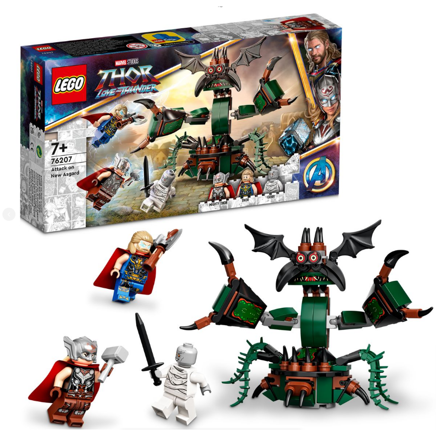 LEGO® Marvel Attack on New Asgard 76207 Building Toy Set (159 Pieces)
