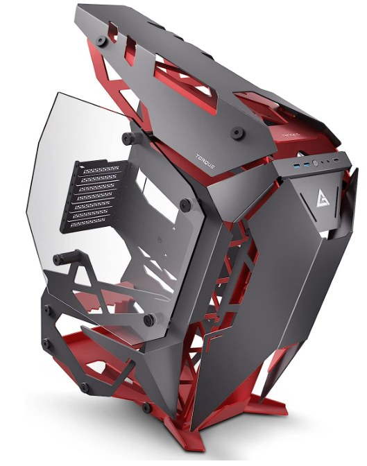 Antec Torque Mid-Tower ATX Gaming Chassis - Red/Black