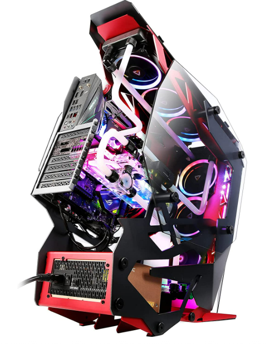 Antec Torque Mid-Tower ATX Gaming Chassis - Red/Black