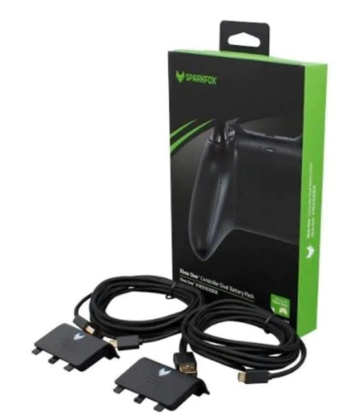 SparkFox Xbox One Controller Dual Battery Pack
