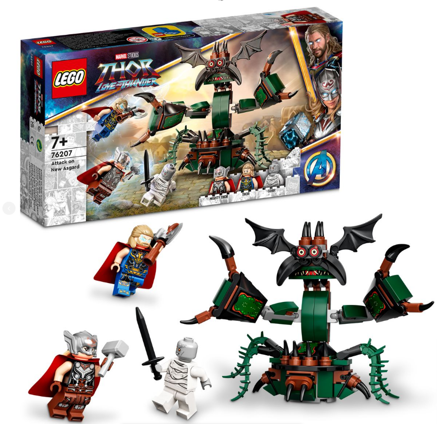 LEGO® Marvel Attack on New Asgard 76207 Building Toy Set (159 Pieces)
