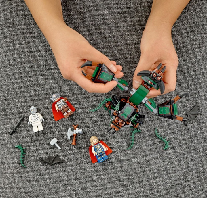 LEGO® Marvel Attack on New Asgard 76207 Building Toy Set (159 Pieces)