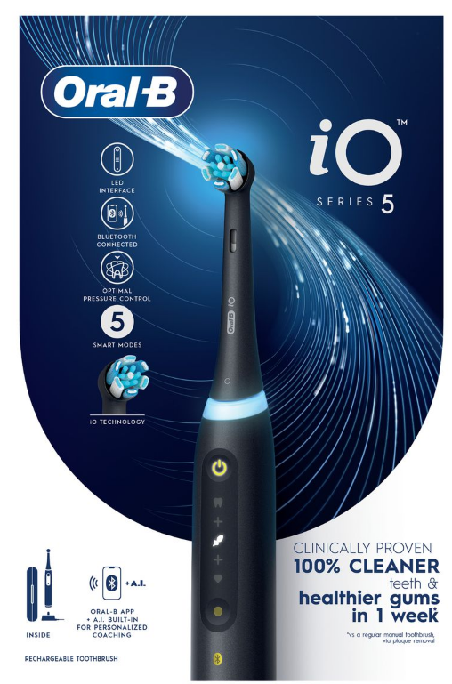Oral-B iO Series 5 Electric Toothbrush (Black)