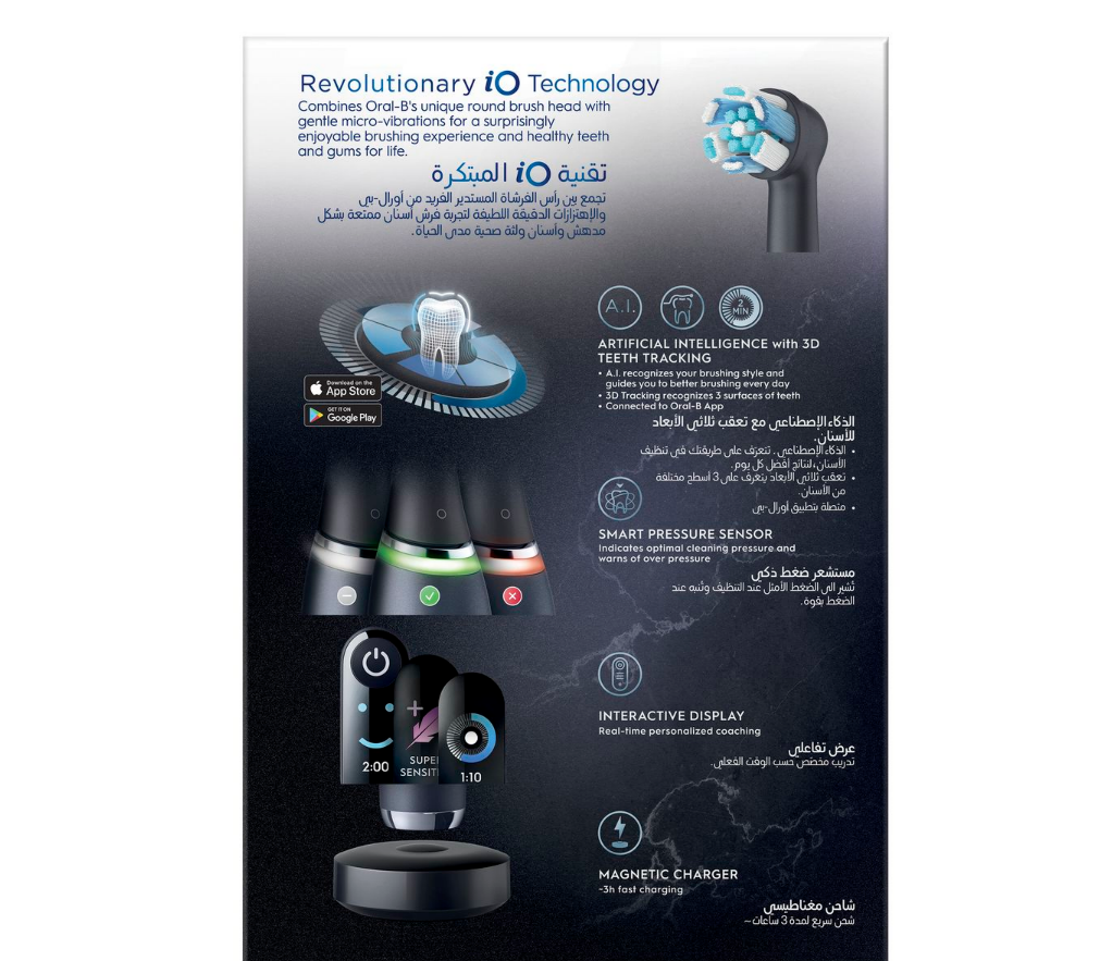 Oral-B iO Series 9 Electric Toothbrush (Black)