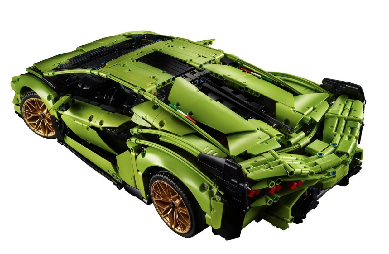 LEGO® Technic™ Lamborghini Sián FKP 37 Model Car 42115 Building Toy Cars (3,696 Pieces)