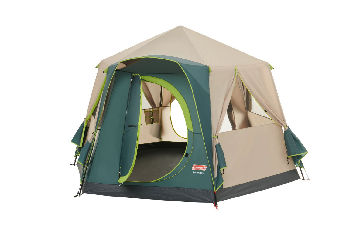 Coleman Polygon 6 Person Family Camping Dome Tent