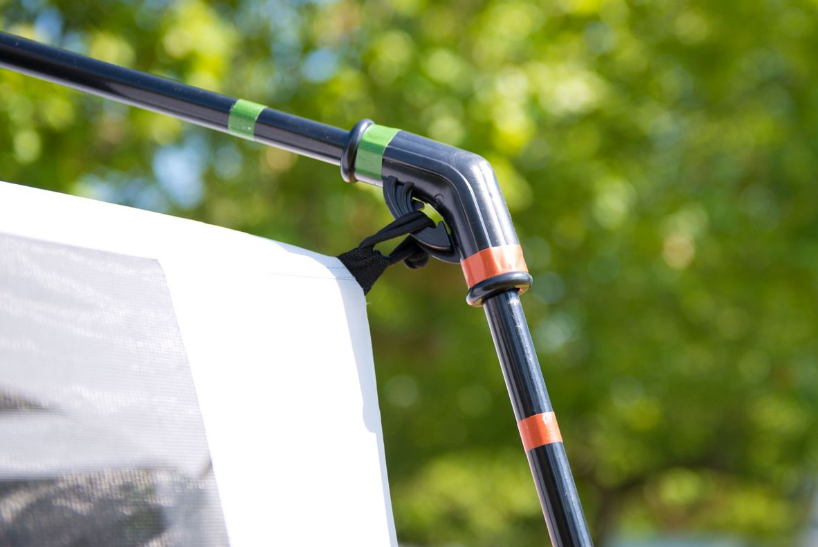 Coleman Octagon 8 Person Family Camping Dome Tent Orange