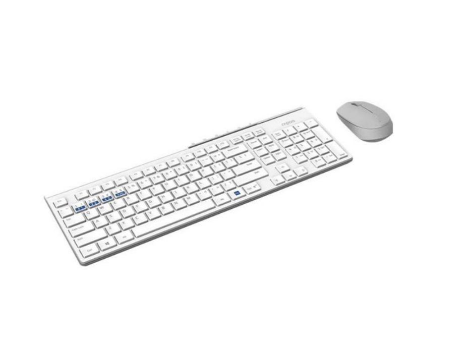 Rapoo Multimode 8100M White Wireless Combo