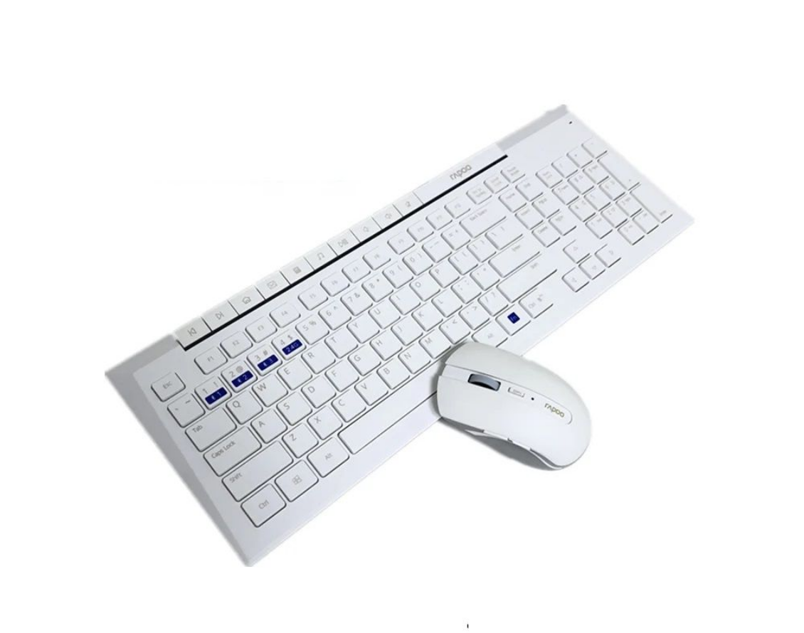 Rapoo Multimode 8100M White Wireless Combo
