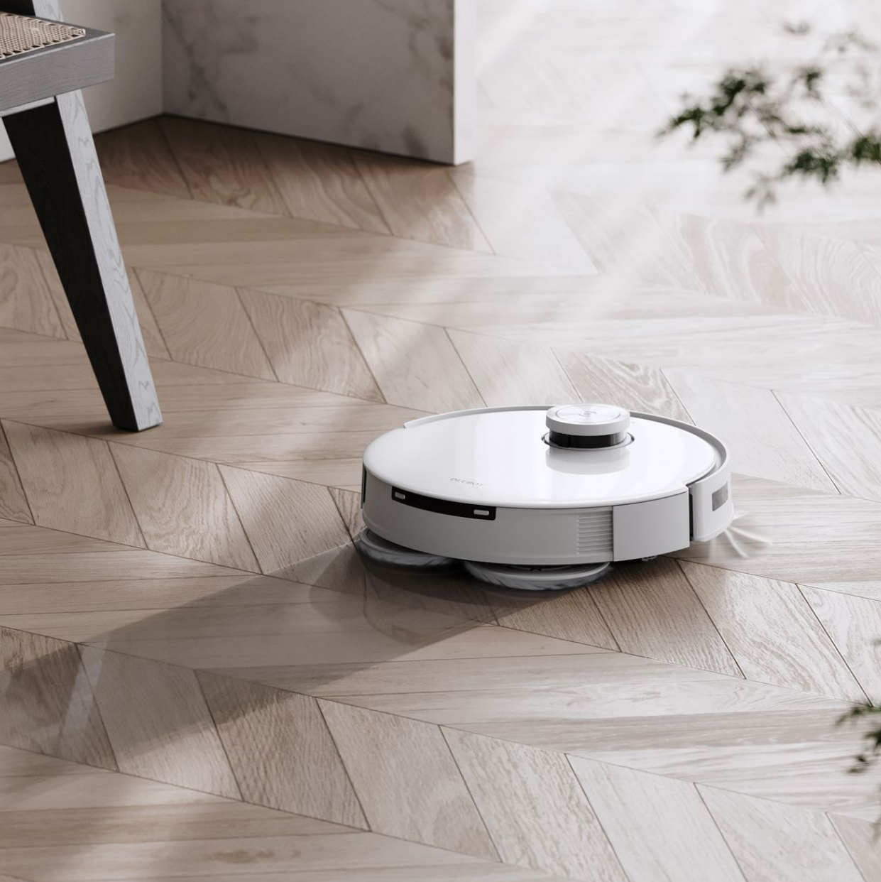 Ecovacs DEEBOT T10 TURBO Robot Vacuum Cleaner - 3000Pa, 260min Runtime, AI