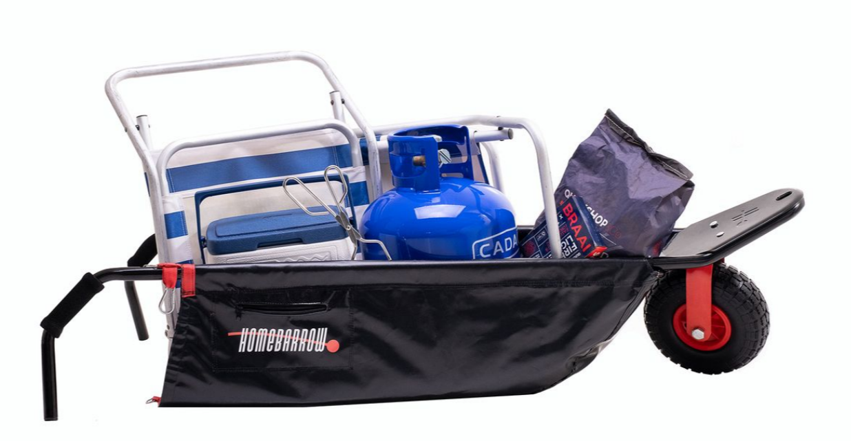 Homebarrow - A Garden Wheelbarrow - strong, steerable & space-saving