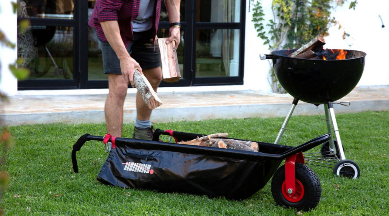 Homebarrow - A Garden Wheelbarrow - strong, steerable & space-saving
