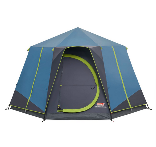 Coleman Octagon 8 Person Darkroom Family Camping Dome Tent