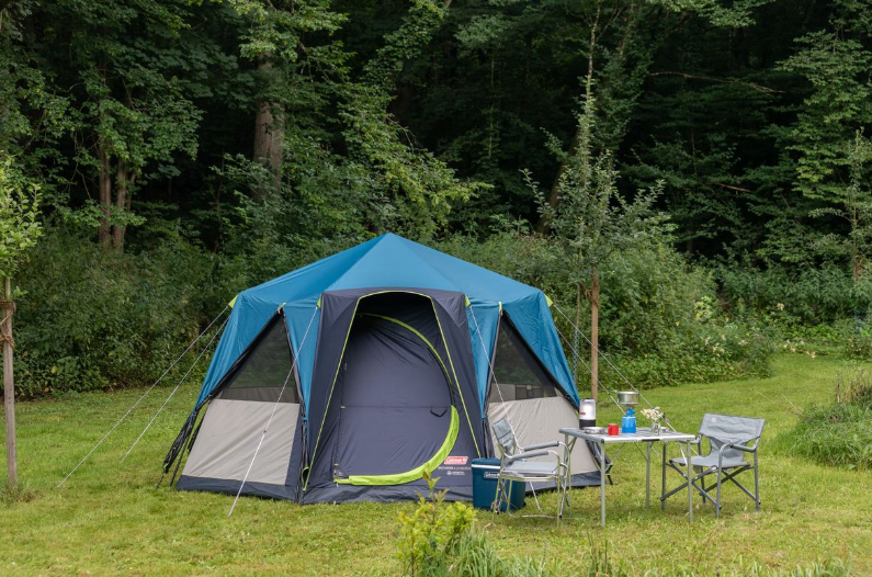 Coleman Octagon 8 Person Darkroom Family Camping Dome Tent
