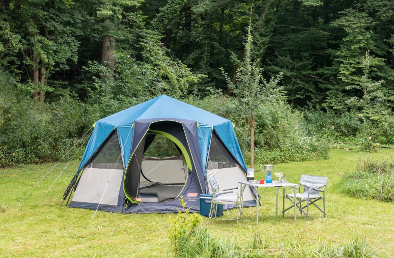 Coleman Octagon 8 Person Darkroom Family Camping Dome Tent