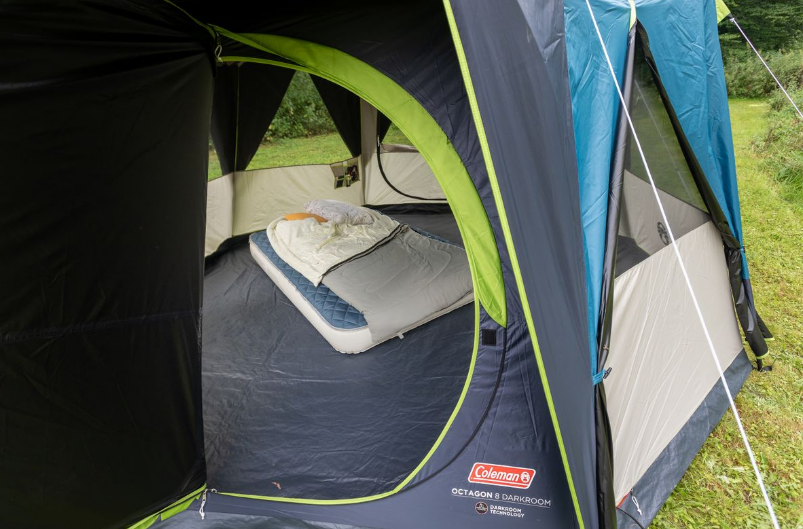 Coleman Octagon 8 Person Darkroom Family Camping Dome Tent