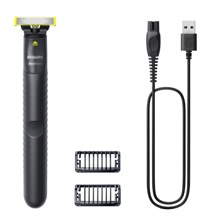 Philips OneBlade with 2 Combs & USB Charging