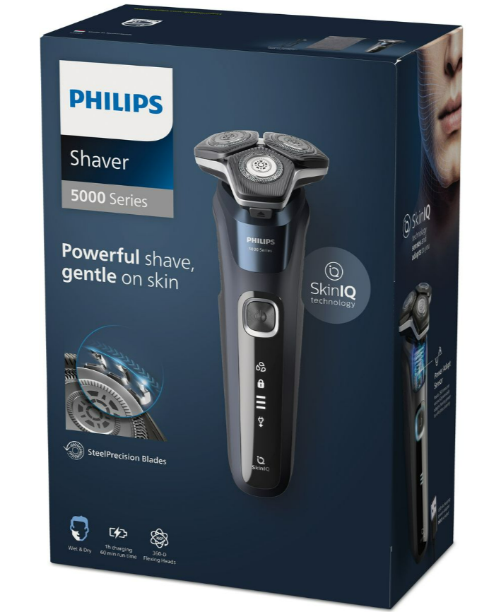 Philips 5000 Series Wet & Dry Electric Shaver with SkinIQ