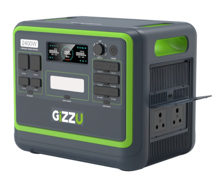 Gizzu HERO PRO 2400W 2048Wh UPS Power Station
