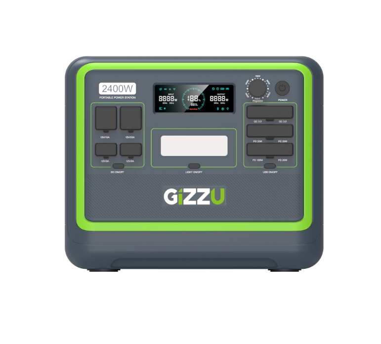 Gizzu HERO PRO 2400W 2048Wh UPS Power Station