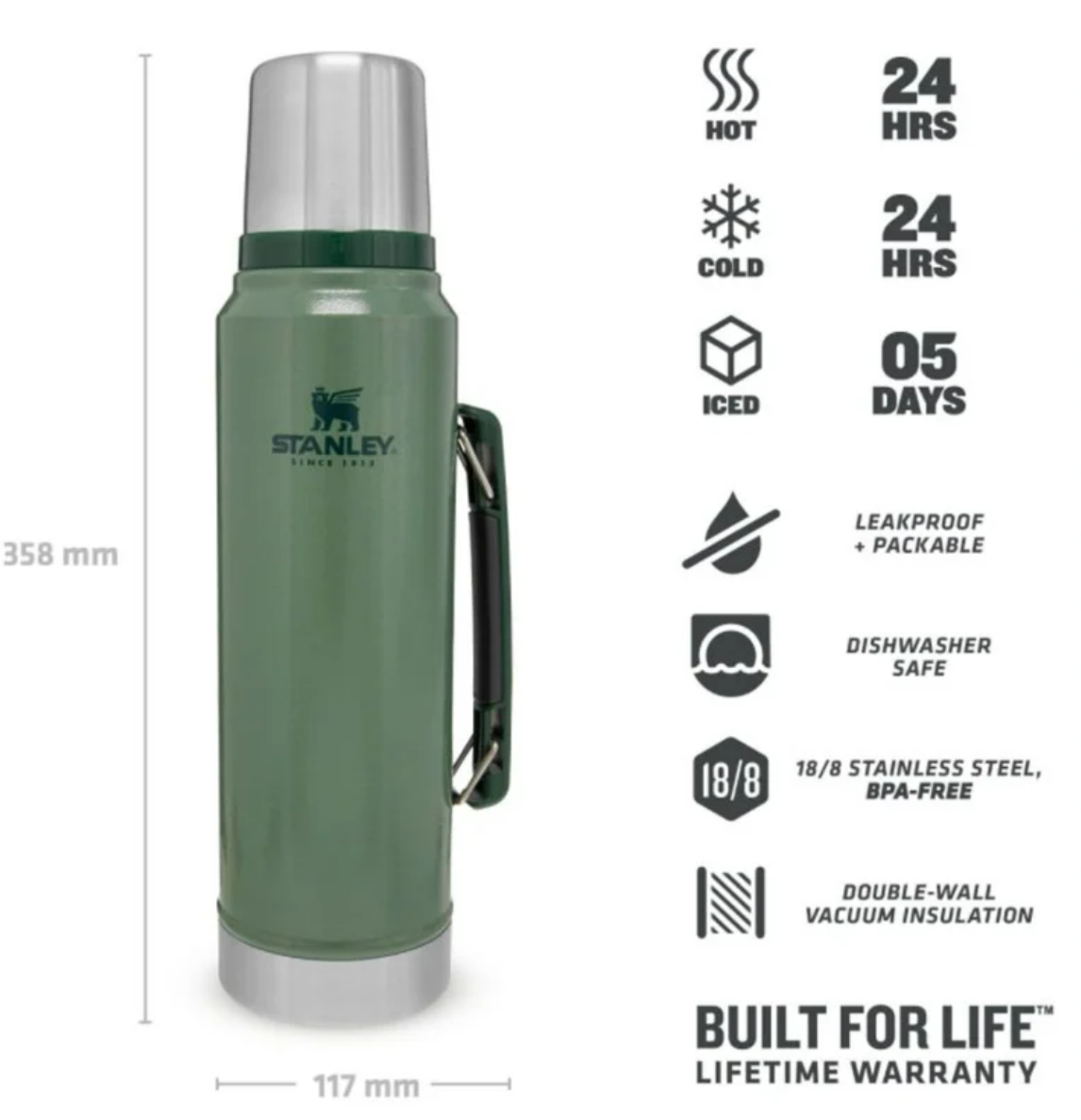 Stanley Classic Vacuum 1L Flask