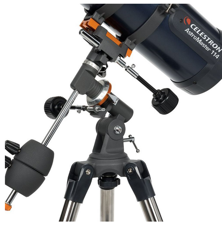 Celestron ASTROMASTER 114EQ Including Motor Drive & Smartphone Adapter