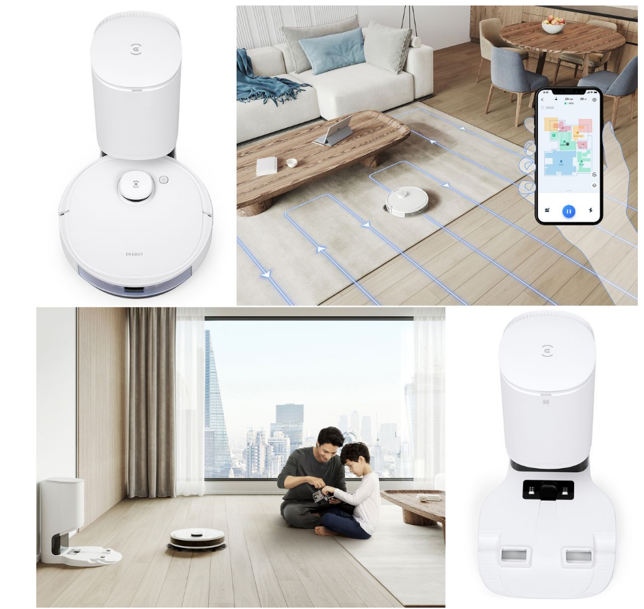 Ecovacs Deebot N8+ Robot Vacuum Cleaner - dToF LiDAR, 110min Runtime