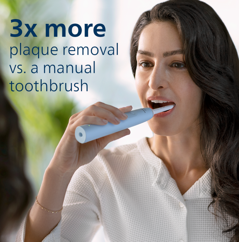 Philips Sonicare 2100 series Electric Toothbrush, HX3651/12 - Light Blue