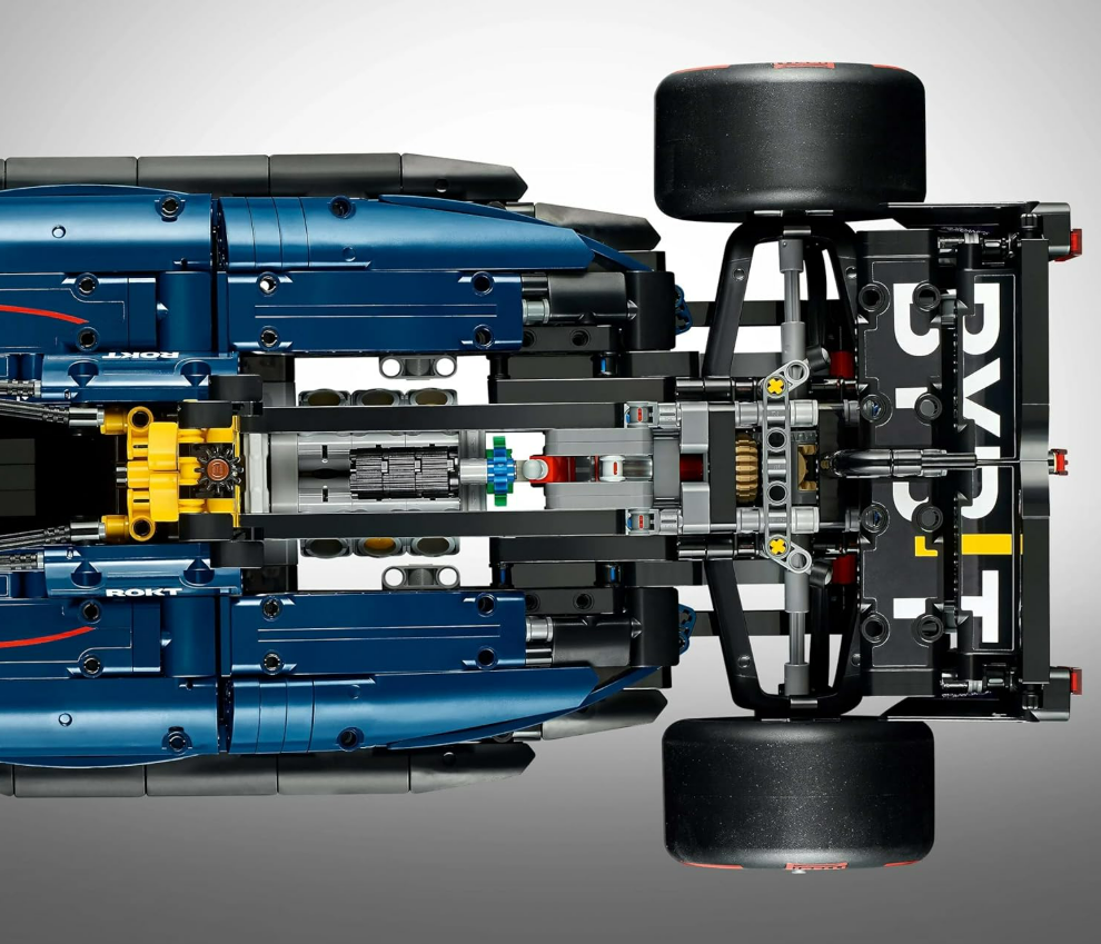 LEGO Technic Oracle Red Bull Racing RB20 F1 Car Model Kit - Collectible Formula 1 Building Set with 1:8 Scale V6 Engine, Gear Box, Steering & DRS - Gift Idea for Adult & Teenage Racing Fans - 42206
