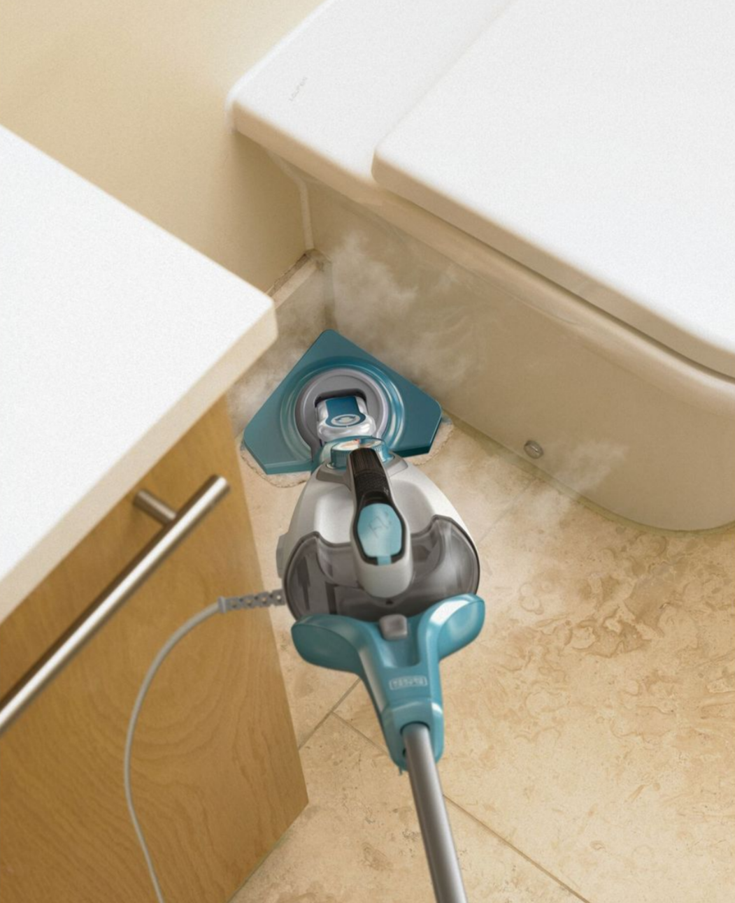 BLACK+DECKER 1600W steam-mop + Delta Head + 7 Accessories