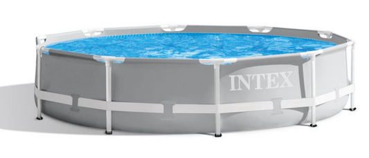 Intex®3.05m x 76cm Prism Frame Pool Metal-Frame With Pump