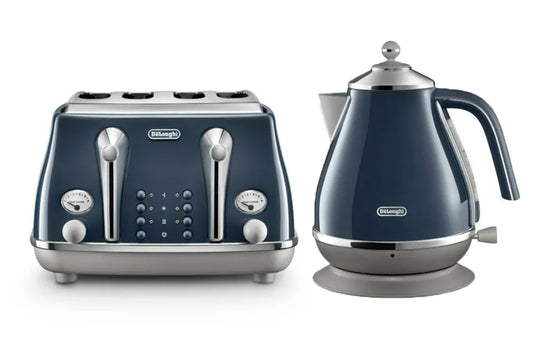 De'Longhi Icona Capitals London Blue Kettle & Toaster Set
