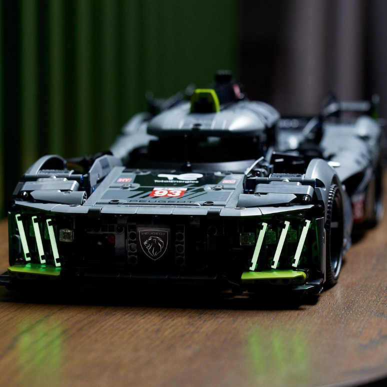 LEGO® Technic™ PEUGEOT 9X8 24H Le Mans Hybrid Hypercar 42156 Building Toy Cars (1,775 Pieces)