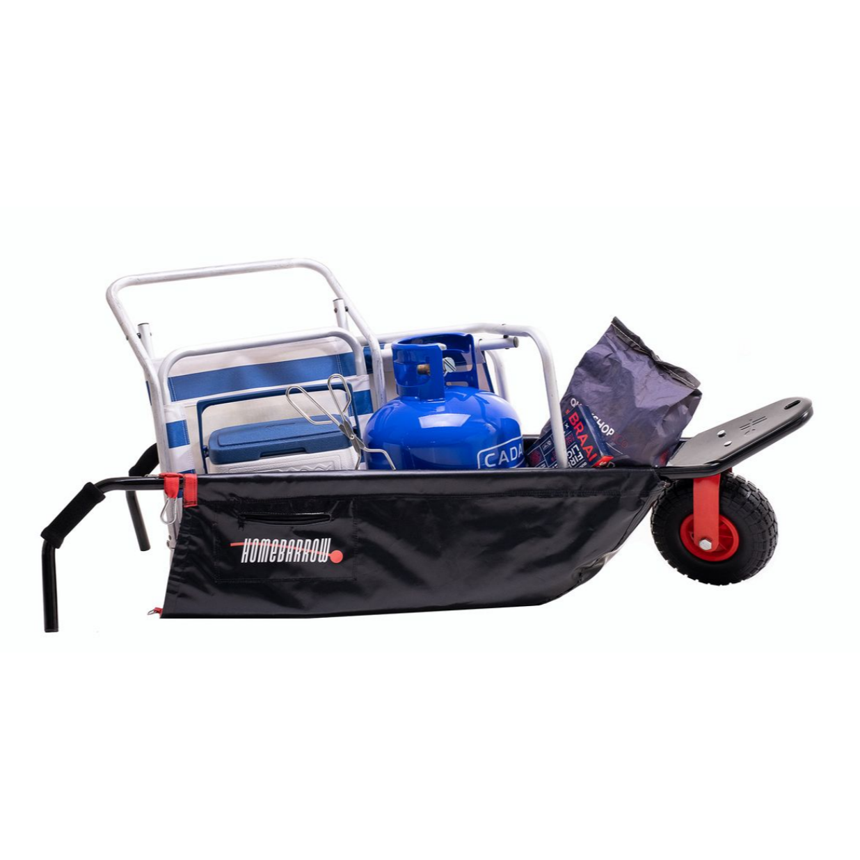 Homebarrow - A Garden Wheelbarrow - strong, steerable & space-saving