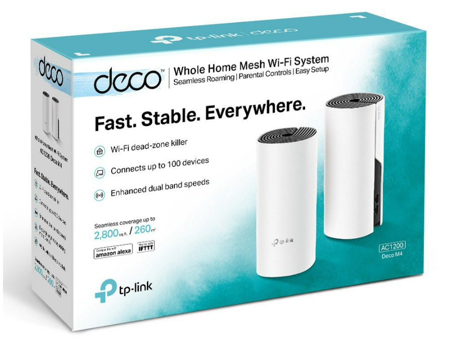 TP-LINK DECO M4, 2 Pack AC1200