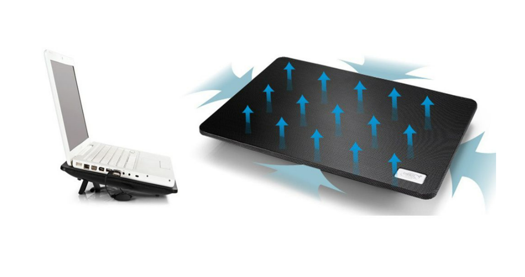 DeepCool N1 15.6` Black Notebook Cooler w/180mm Fan