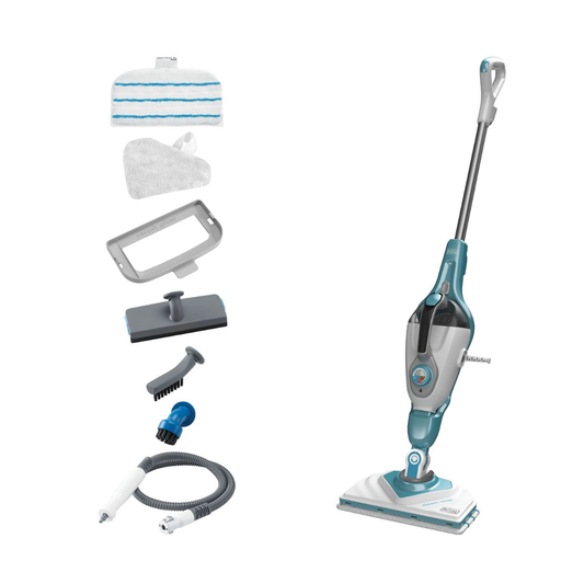 BLACK+DECKER 1600W steam-mop + Delta Head + 7 Accessories