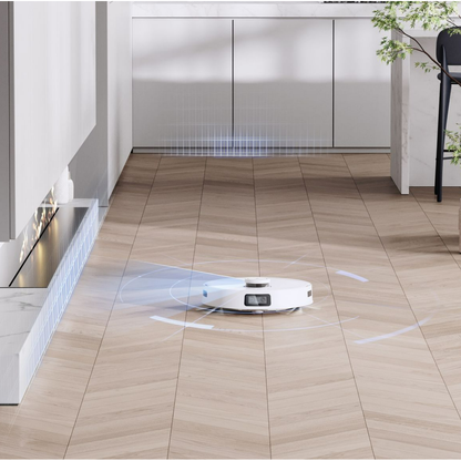 Ecovacs DEEBOT T10 TURBO Robot Vacuum Cleaner - 3000Pa, 260min Runtime, AI