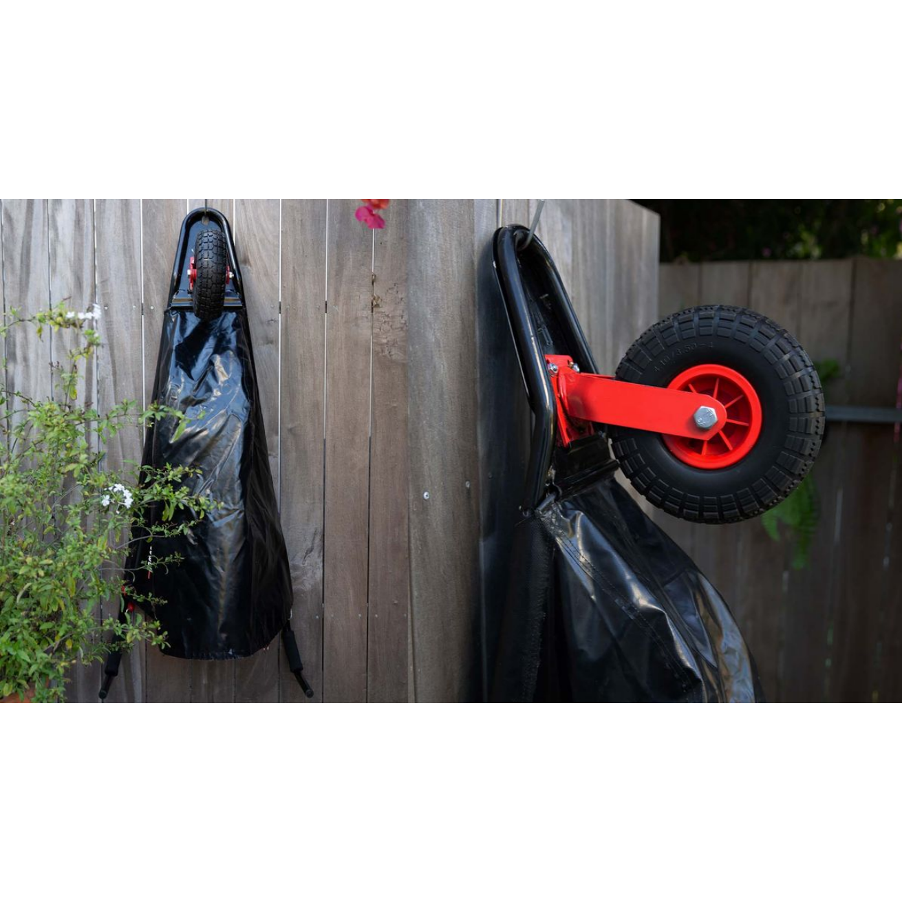 Homebarrow - A Garden Wheelbarrow - strong, steerable & space-saving