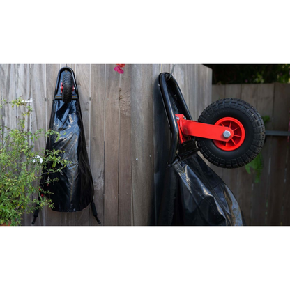 Homebarrow - A Garden Wheelbarrow - strong, steerable & space-saving