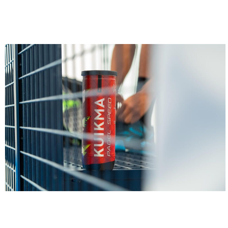 Decathlon Kuikma Pressurised padel balls PB Speed tri-pack