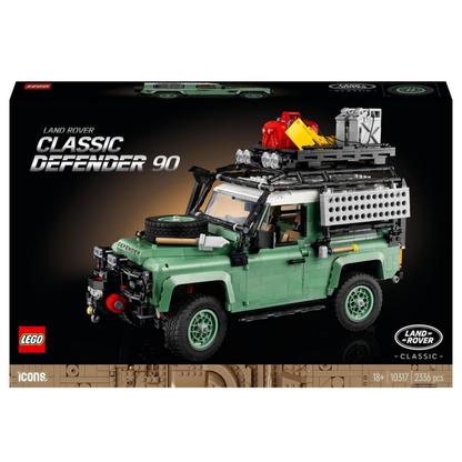 LEGO® ICONS Land Rover Classic Defender 90 10317 Building Toy Cars (2,336 Pieces)