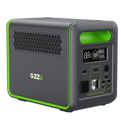 Gizzu Hero Max 1000W 1024Wh UPS Power Station - Black