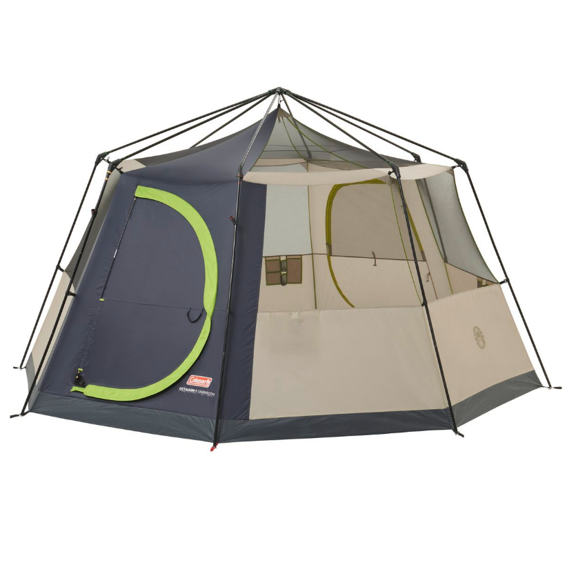 Coleman Octagon 8 Person Darkroom Family Camping Dome Tent