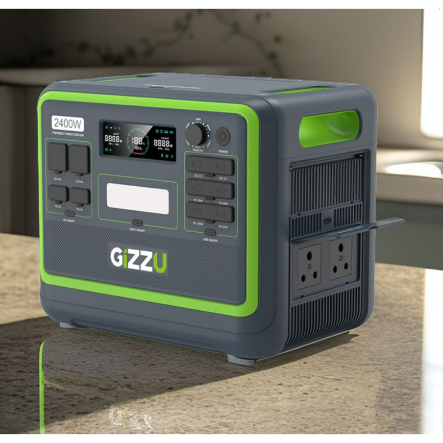 Gizzu HERO PRO 2400W 2048Wh UPS Power Station