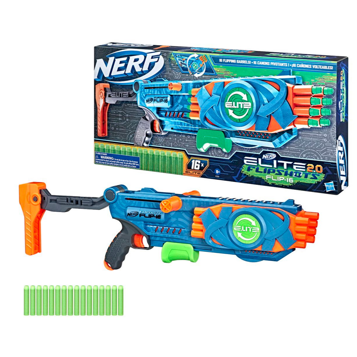 Nerf Elite 2.0 Flipshots-Flip 16