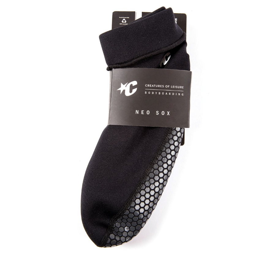 Creatures Neo Fin Sox - Hi Cut Medium - Black
