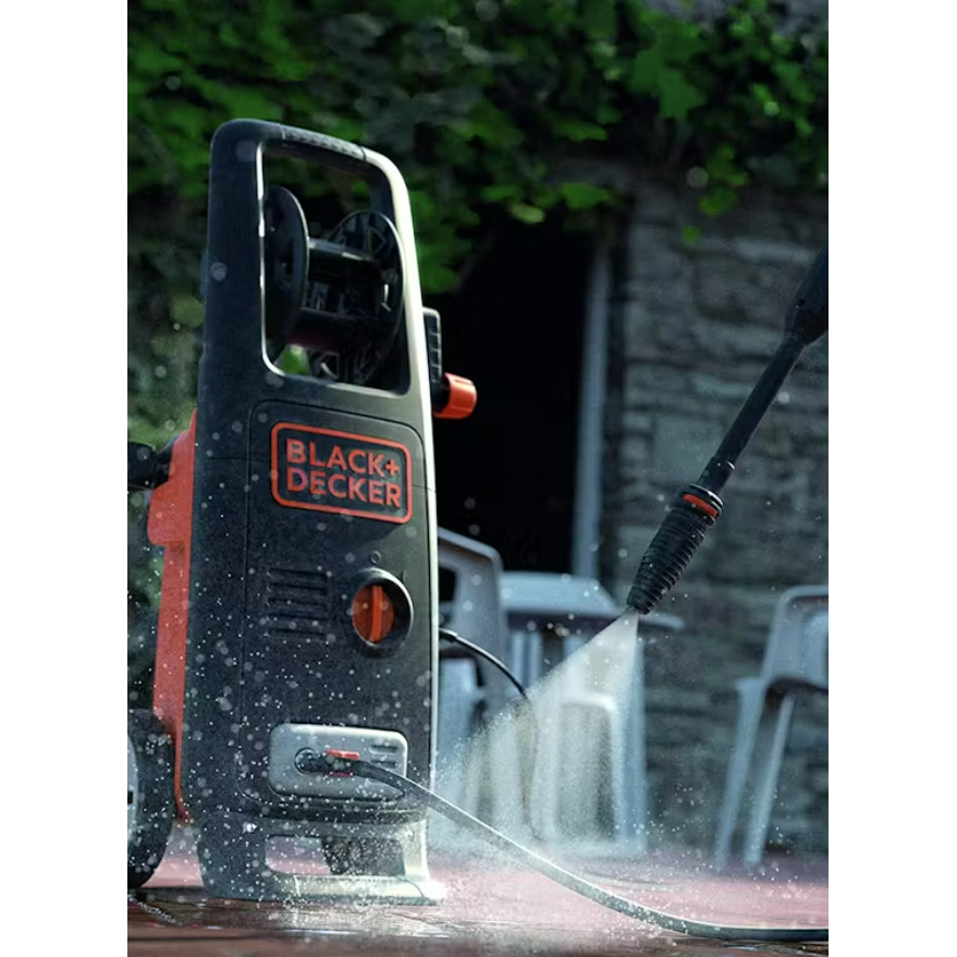 Black & Decker 1200W Lawn Mower & 1800W High Pressure Washer Bundle