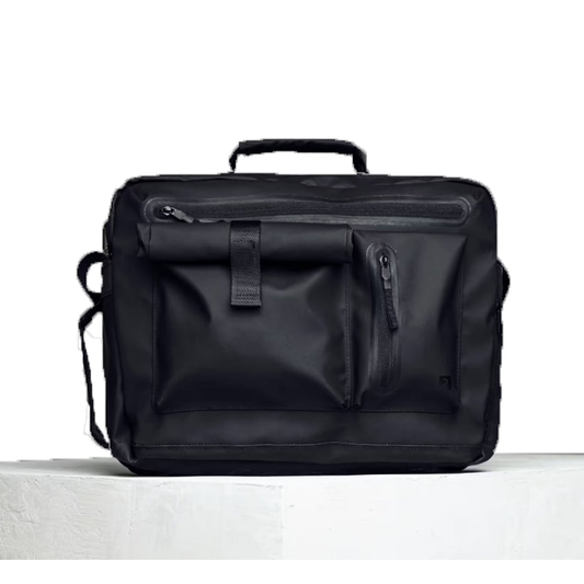 Decathlon 20l Backenger Activ Mblty Urban Walking Messenger Bag Backpack - Black