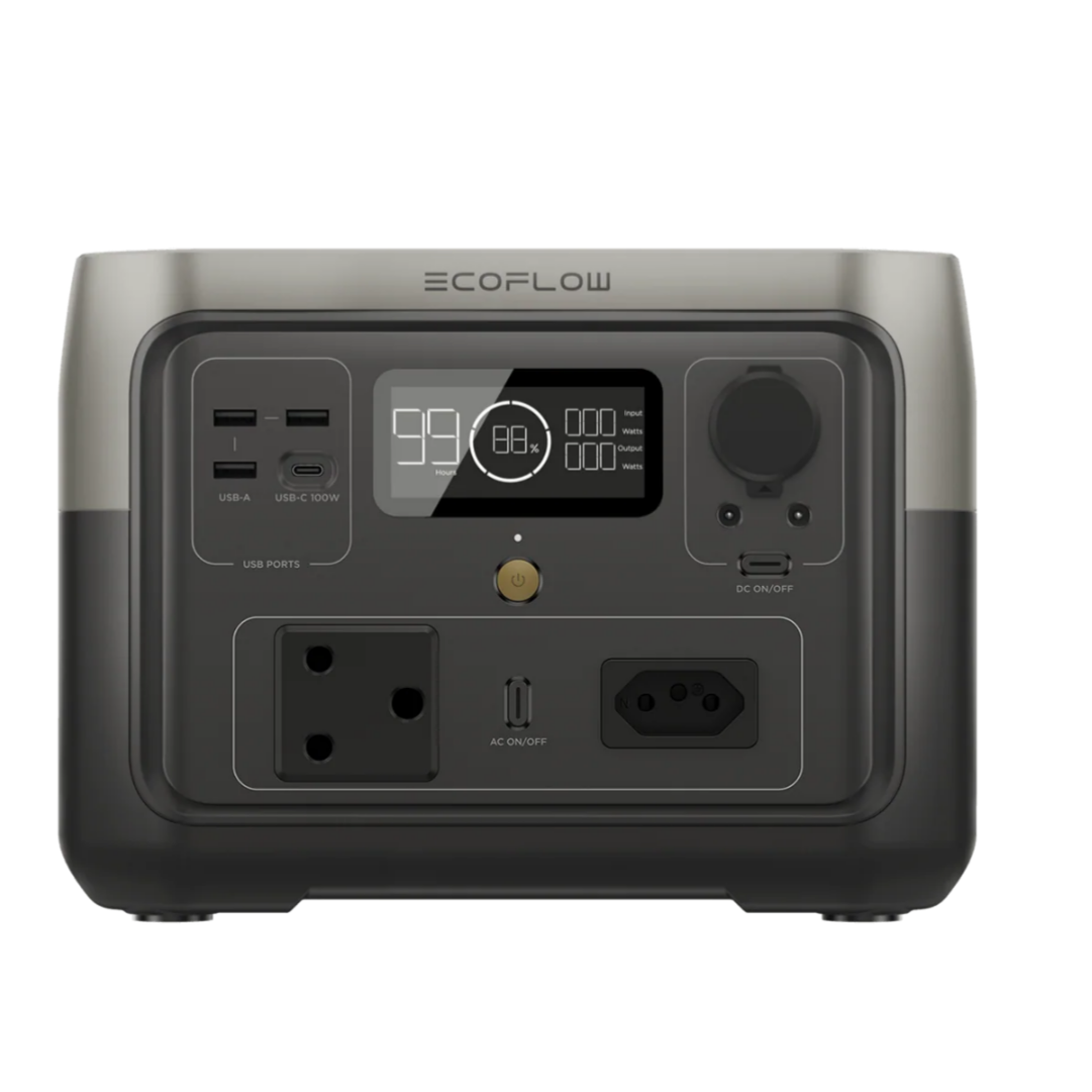 EcoFlow RIVER 2 Max 512Wh Portable Power Station - SA Plug Points